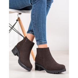 J. Star Klasyczne Brązowe Botki 2