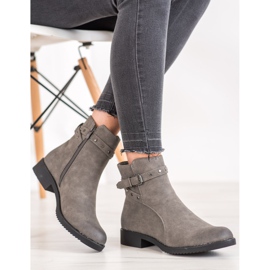 J. Star Ocieplane Szare Botki 1