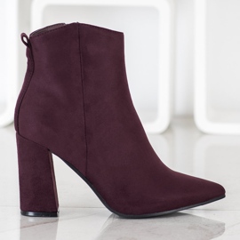 Evento Botki W Szpic fioletowe 1