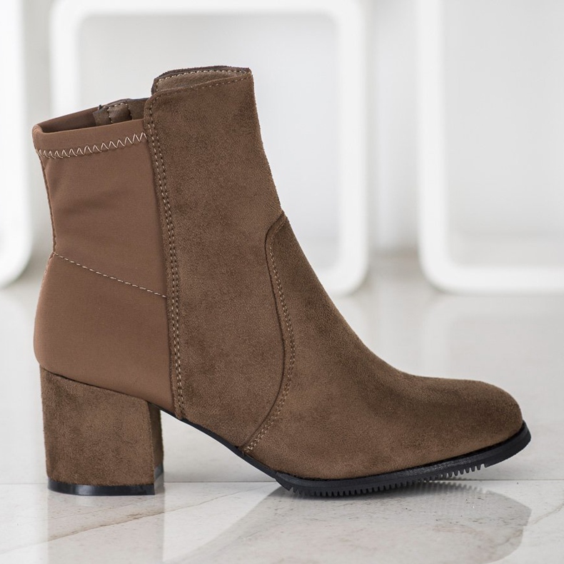 J. Star Brązowe Botki 2