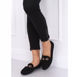 Mokasyny damskie czarne CH-1M16 Black 1