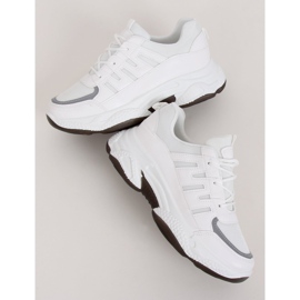 Buty sportowe damskie białe BH-001 White 1