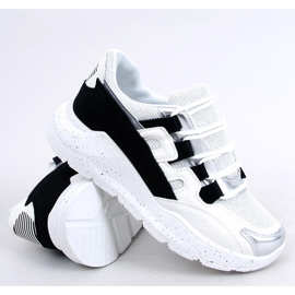 Buty sportowe damskie biało-czarne 2009 Black białe 2
