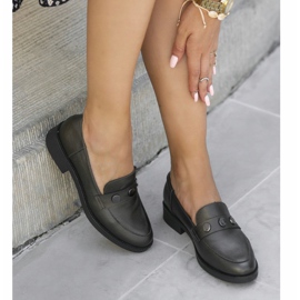 Brązowe półbuty damskie C18-6291 2