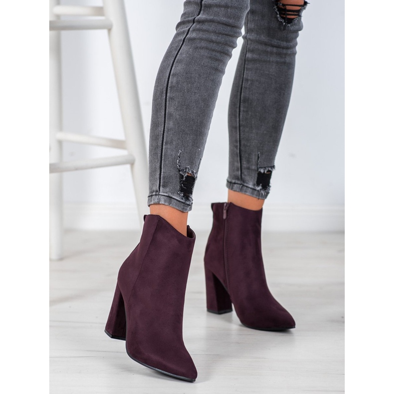 Evento Botki W Szpic fioletowe 2