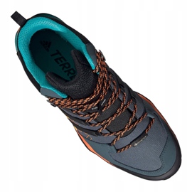Buty adidas Terrex Swift R2 Mid Gtx M FV6840 granatowe niebieskie zielone 1