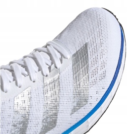 Buty biegowe adidas adizero Adios 5 M FV7334 białe niebieskie srebrny 3
