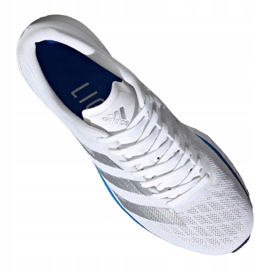 Buty biegowe adidas adizero Adios 5 M FV7334 białe niebieskie srebrny 6