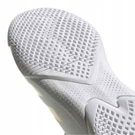 Buty piłkarskie adidas Predator 20.3 In Jr FW9218 szary/srebrny, biały, złoty białe 1