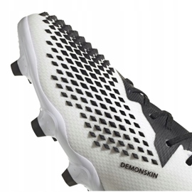 Buty piłkarskie adidas Predator 20.2 Fg Low M FW9199 białe wielokolorowe 4