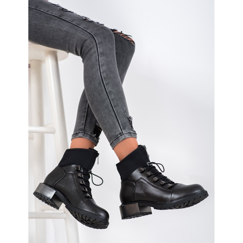 Goodin Czarne Workery Fashion 2