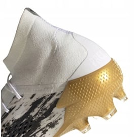 Buty piłkarskie adidas Predator 20.1 Fg M FW9186 białe czarny, biały, czarny, złoty 2