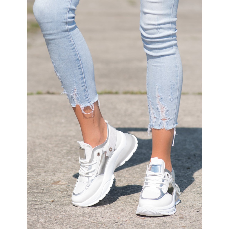 Marquiz Stylowe Sneakersy białe 2