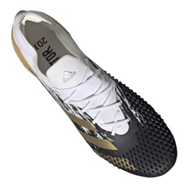 Buty piłkarskie adidas Predator 20.1 Low Sg M FW9181 białe czarny, biały, czarny, złoty 3