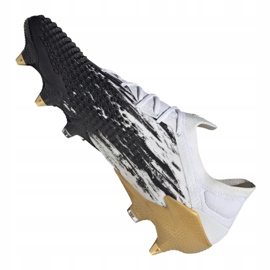 Buty piłkarskie adidas Predator 20.1 Low Sg M FW9181 białe czarny, biały, czarny, złoty 5