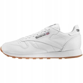 Buty męskie Reebok Cl Lthr białe 49799 1