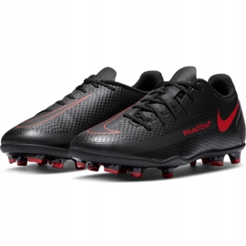 Buty piłkarskie Nike Jr Phantom Gt Club FG/MG CK8479 060 czarne wielokolorowe 1