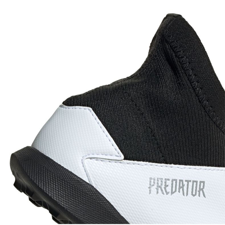Buty piłkarskie adidas Predator 20.3 Ll Tf Jr FW9211 czarny, biały, czarny, szary/srebrny białe 2