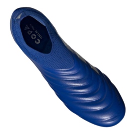 Buty piłkarskie adidas Copa 20+ Sg M EH1135 niebieskie wielokolorowe 3