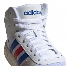 Buty do koszykówki adidas Hoops 2.0 Mid M FW8252 białe wielokolorowe 2