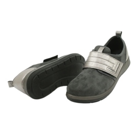 Befado obuwie damskie 156D003 czarne szare 12
