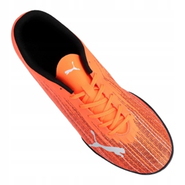 Buty piłkarskie Puma Ultra 4.1 Tt M 106095-01 pomarańczowe wielokolorowe 1