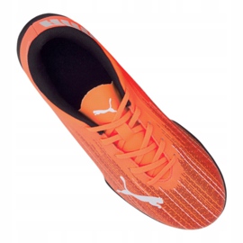 Buty piłkarskie Puma Ultra 4.1 Tt Jr 106103-01 pomarańczowe wielokolorowe 2