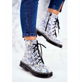 Damskie Botki Glany Workery Maciejka Wielokolorowe 01609-39/00-6 1