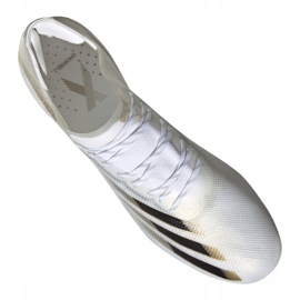 Buty piłkarskie adidas X Ghosted.1 Ag M EG8154 białe czarny, biały, złoty 4