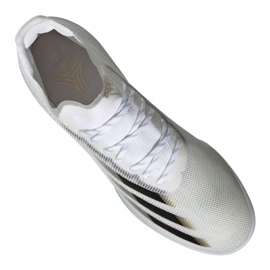 Buty piłkarskie adidas X Ghosted.1 In M EG8171 białe czarny, biały, złoty 4