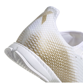Buty piłkarskie adidas X Ghosted.3 In M EG8204 białe czarny, biały, złoty 2