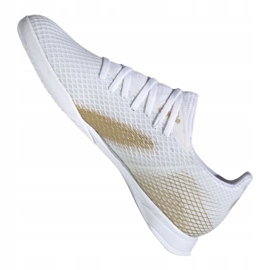 Buty piłkarskie adidas X Ghosted.3 In M EG8204 białe czarny, biały, złoty 6