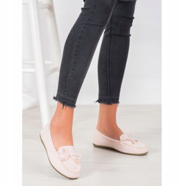 Super Me Zamszowe Mokasyny beżowy 1