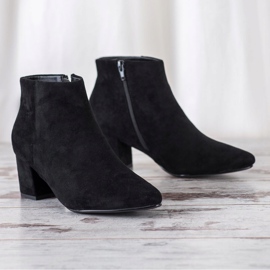 Klasyczne Botki VINCEZA czarne 1