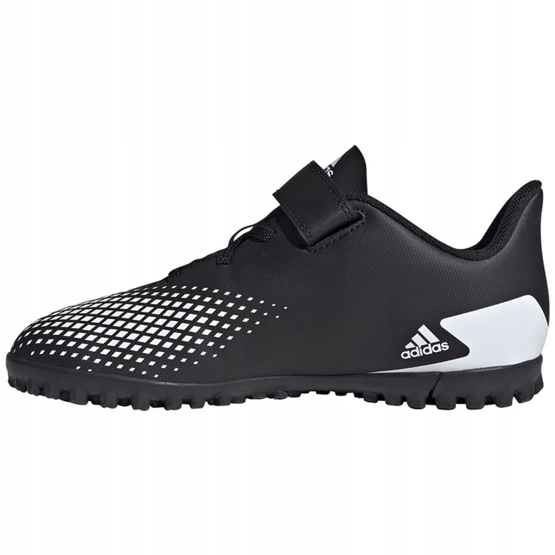 Buty piłkarskie adidas Predator 20.4 H&L Tf Jr FW9225 białe czarne 2
