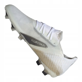 Buty piłkarskie adidas X Ghosted.1 Fg Jr EG8181 białe czarny, biały, złoty 6