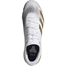 Buty piłkarskie adidas Predator 20.3 L Tf M FW9189 granatowy, biały, złoty białe 1
