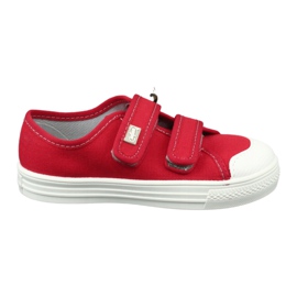 Befado obuwie dziecięce 440X012 białe czerwone 5
