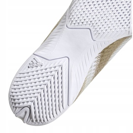 Buty piłkarskie adidas X Ghosted.3 In Jr EG8225 szary/srebrny, biały, złoty białe 2