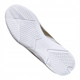 Buty piłkarskie adidas X Ghosted.3 In Jr EG8225 szary/srebrny, biały, złoty białe 5