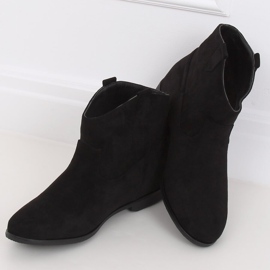 Botki płaskie kowbojki czarne TX-1876 Black 2
