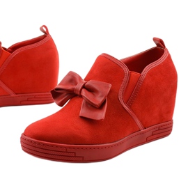 Czerwone sneakersy z kokardą Tifi 1