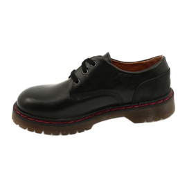 Glany niskie skórzane Lee Cooper LCJPL-20-01-021 czarne 1