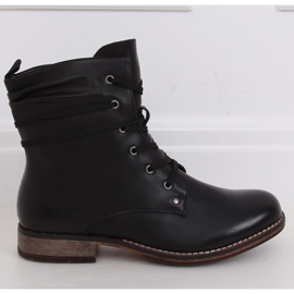 Botki sznurowane glany czarne PG08 Black 2