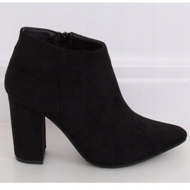 Półbuty na słupku czarne G-7668 Black 1