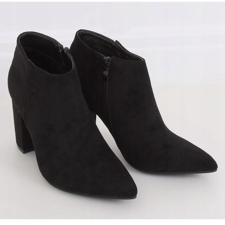 Półbuty na słupku czarne G-7668 Black 2