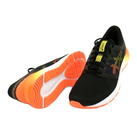 Buty biegowe Asics RoadHawk Ff 2 M 1011A136-005 czarne granatowe pomarańczowe żółte 3