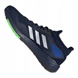Buty biegowe adidas PulseBoost Hd M EG9967 granatowe zielone 5