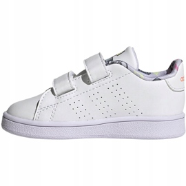 Buty adidas Advantage I Jr EG3861 białe czarne 2