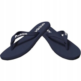 Klapki adidas Eezay Flip Flop EG2041 białe granatowe 3